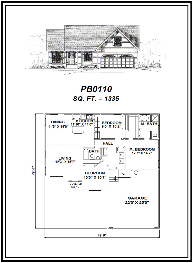picture of house plan #PB0110