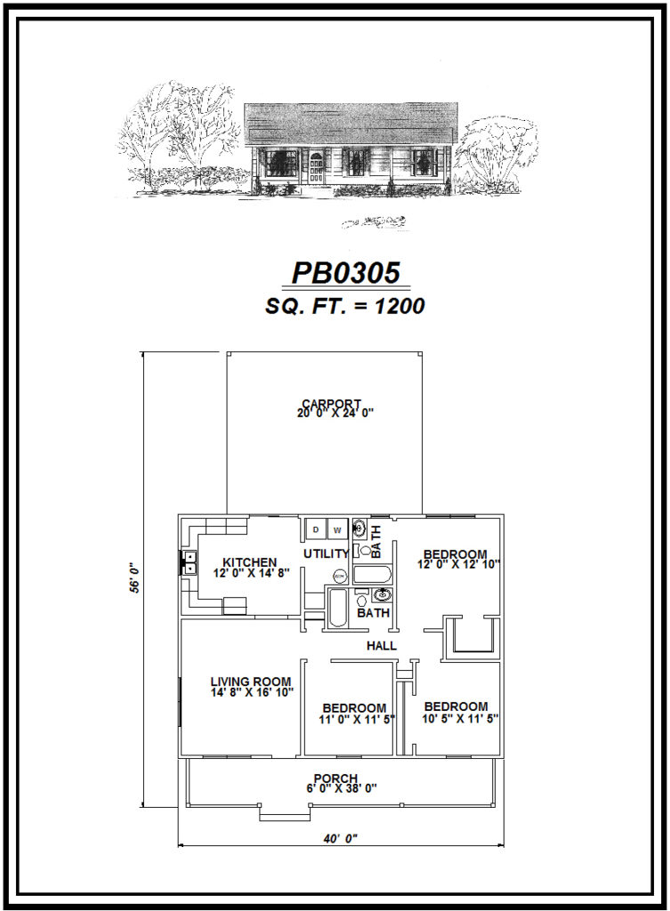 picture of house plan #PB0305