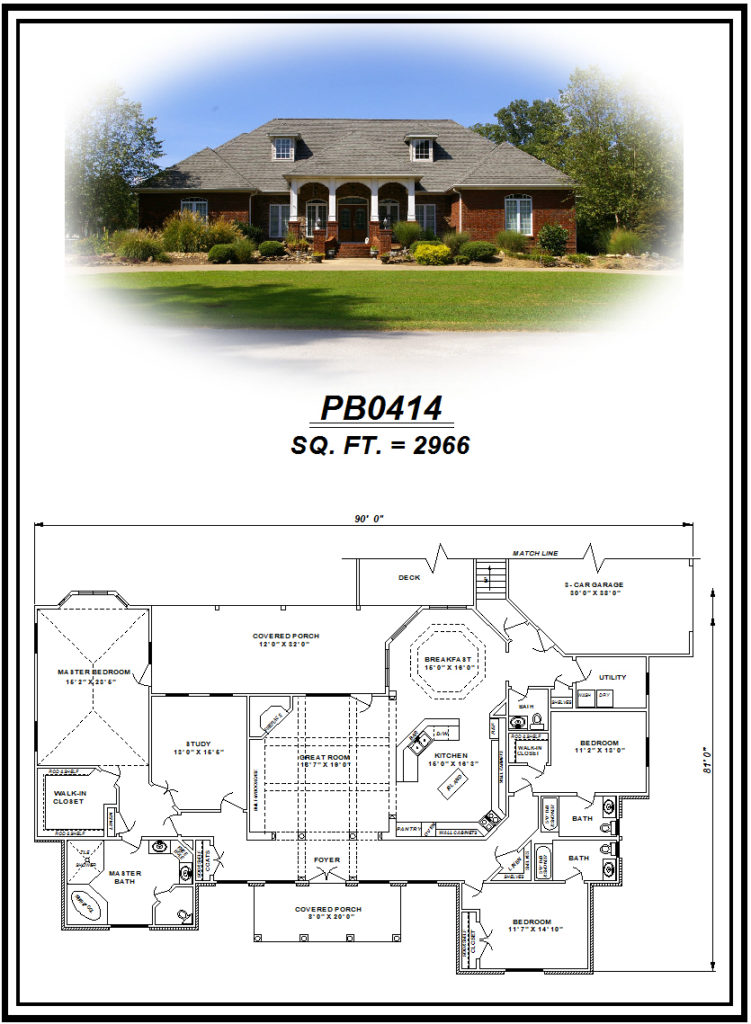picture of house plan #PB0414
