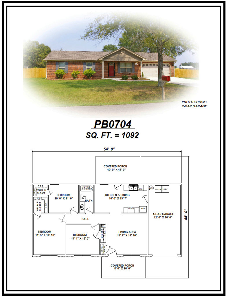 picture of house plan #PB0704
