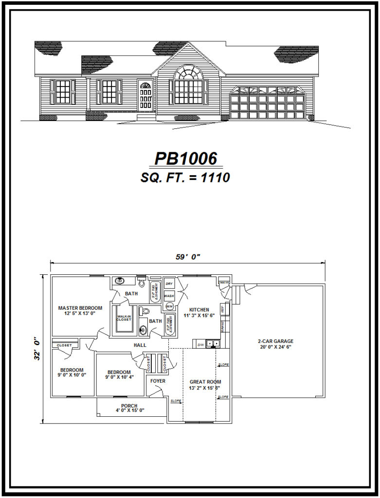 picture of house plan #PB1006