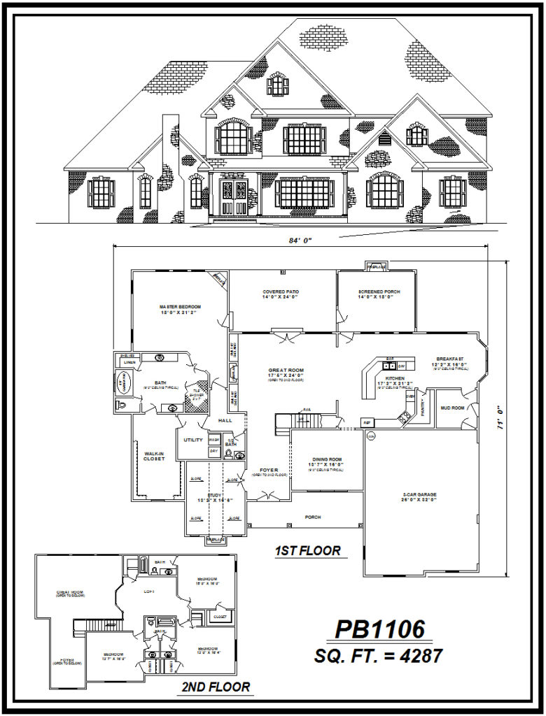 picture of house plan #PB1106
