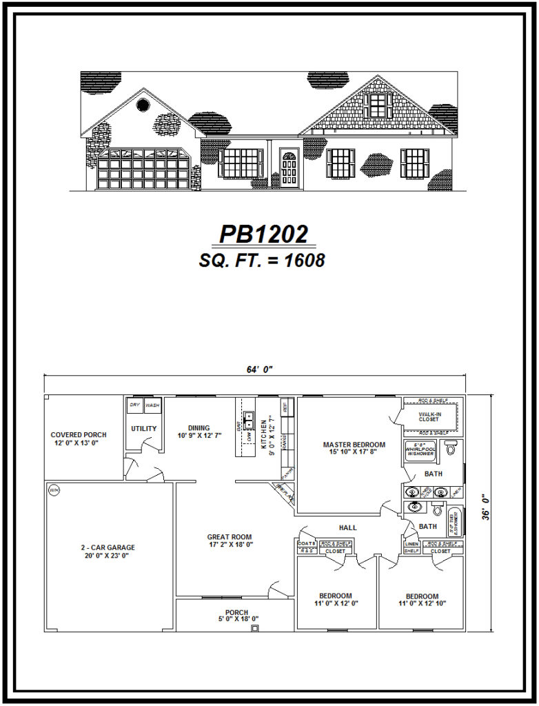 picture of house plan #PB1202