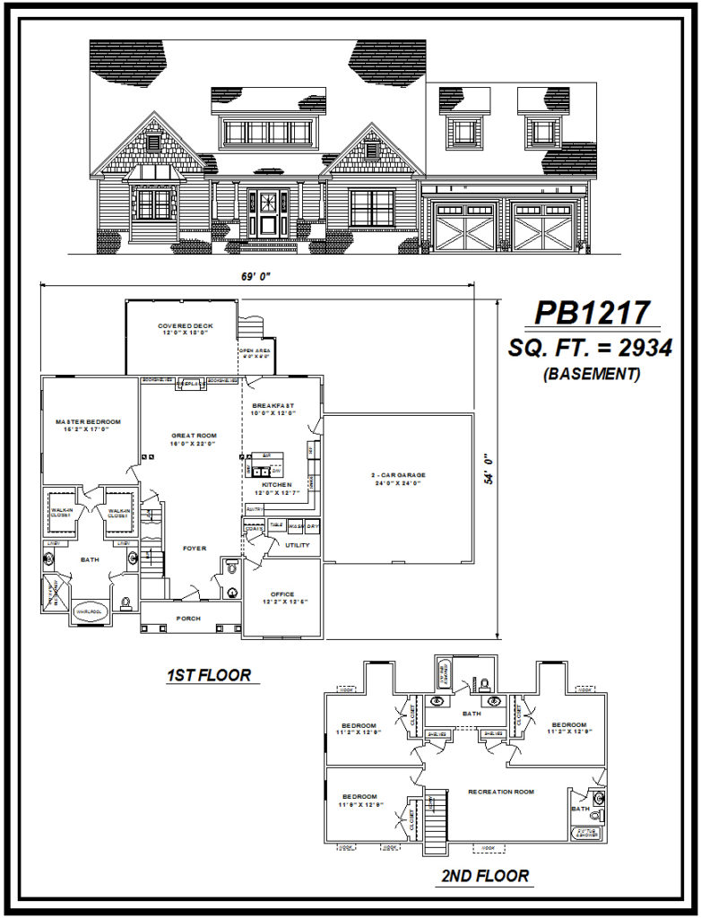 picture of house plan #PB1217