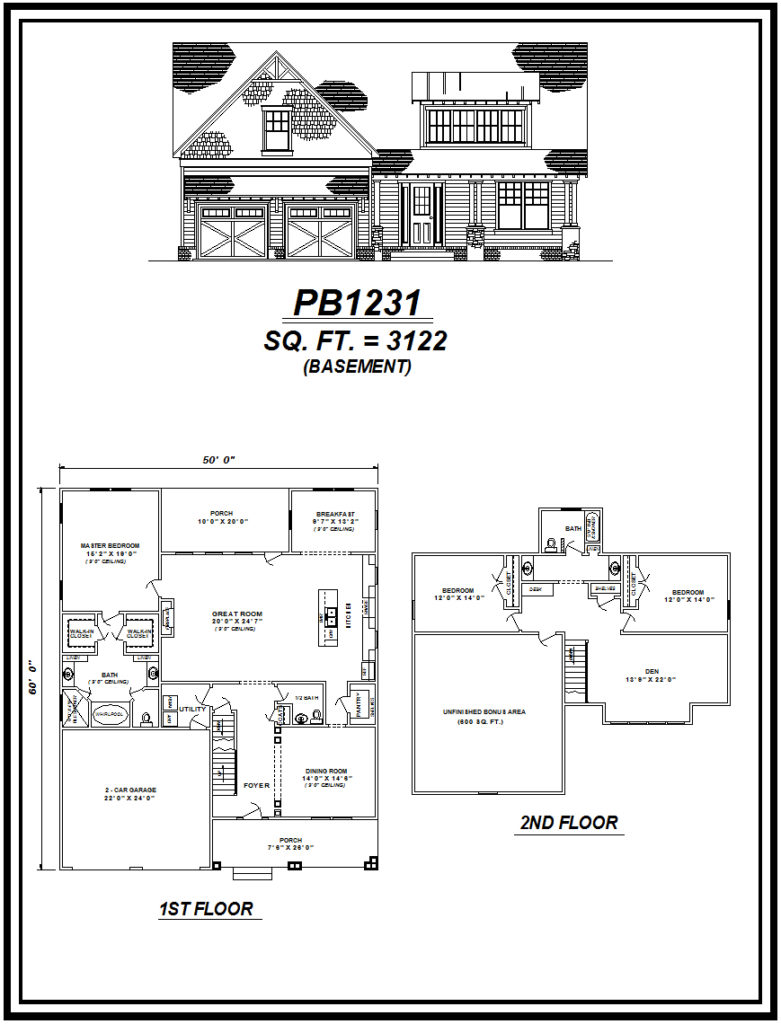 picture of house plan #PB1231