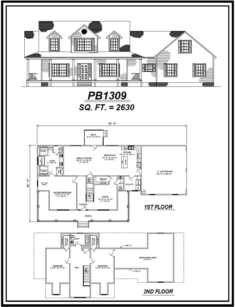 picture of house plan #PB1309
