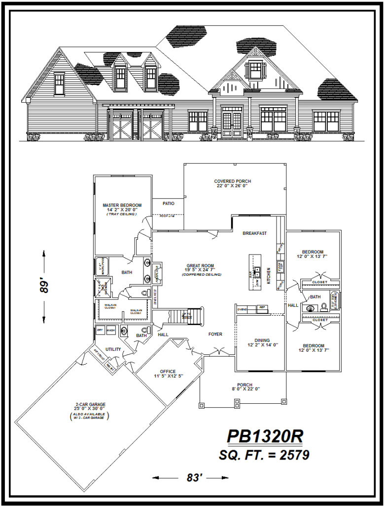 picture of house plan #PB1320R