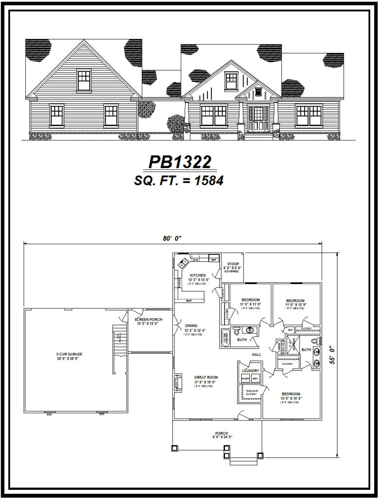 picture of house plan #PB1322