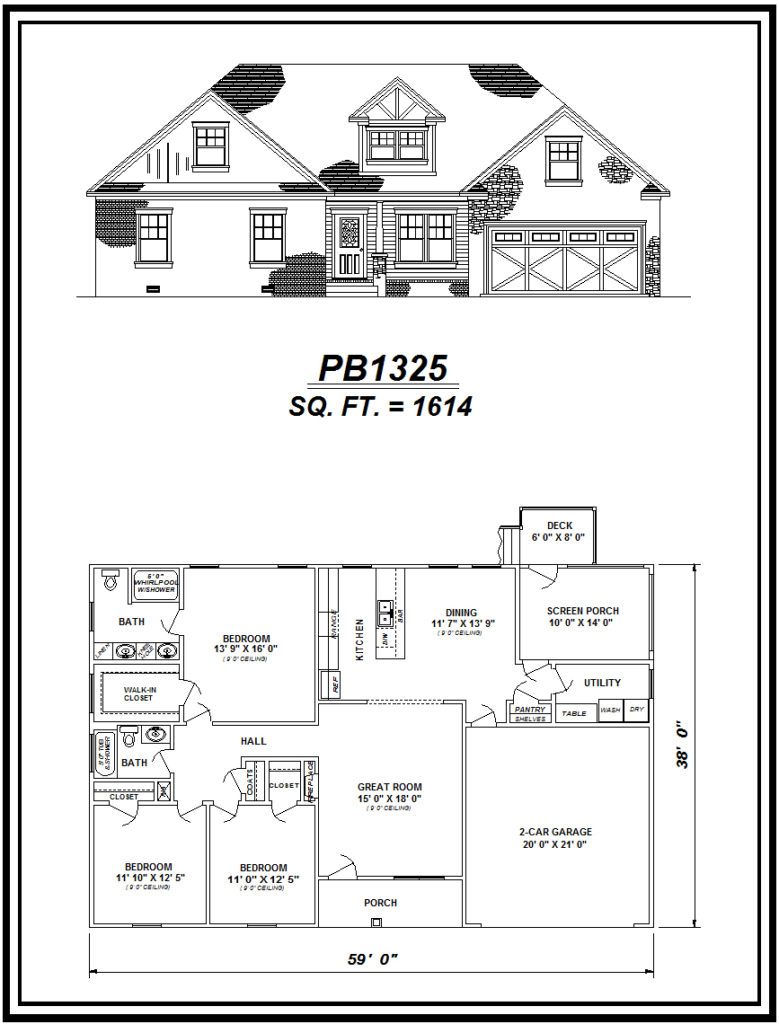 picture of house plan #PB1325