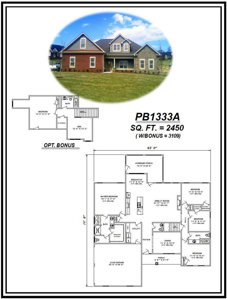picture of house plan #PB1333A