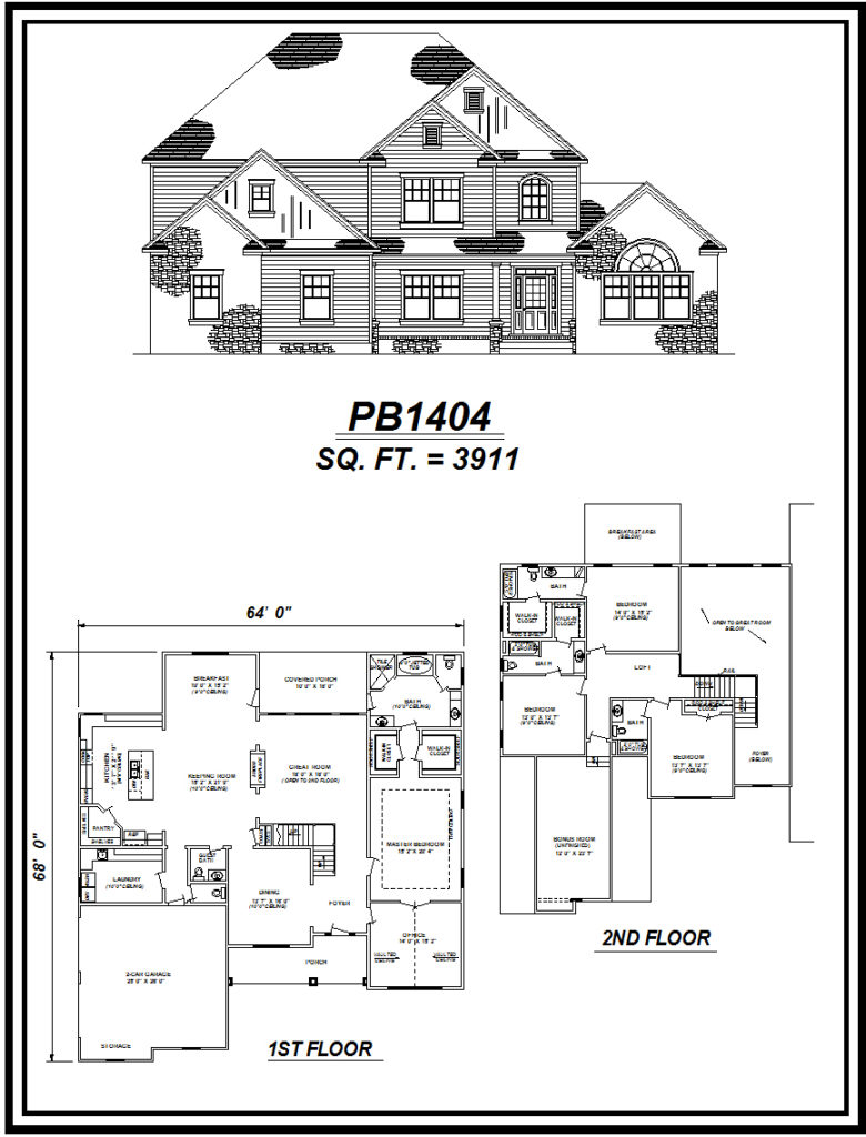picture of house plan #PB1404