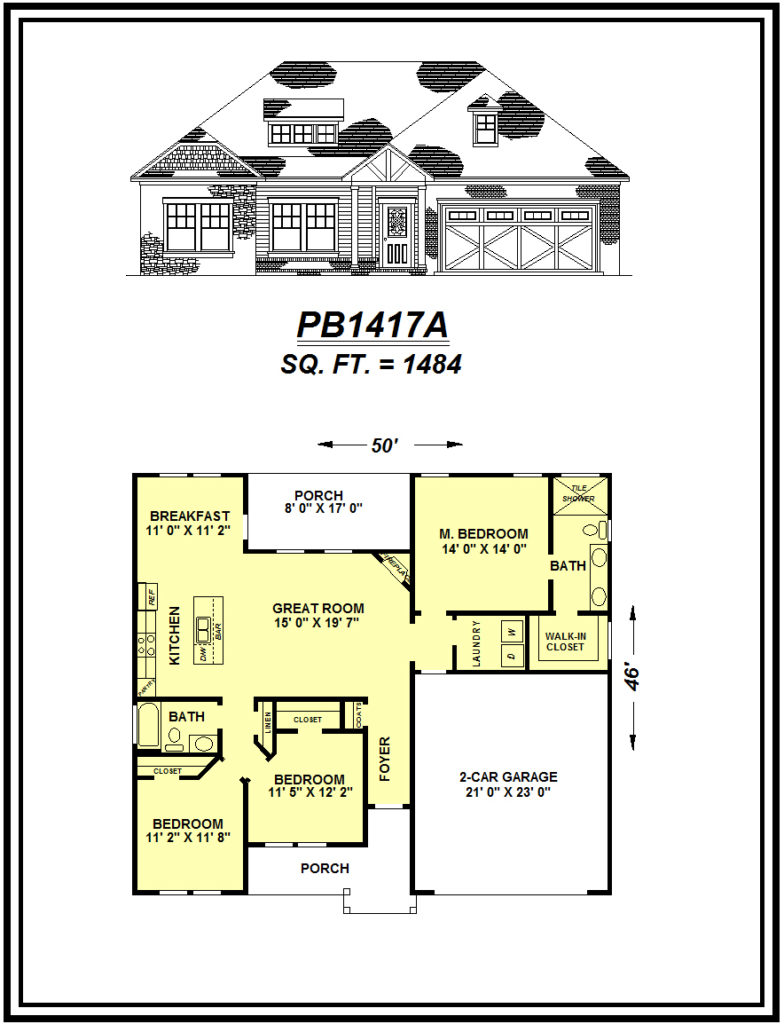 picture of house plan #PB1417A