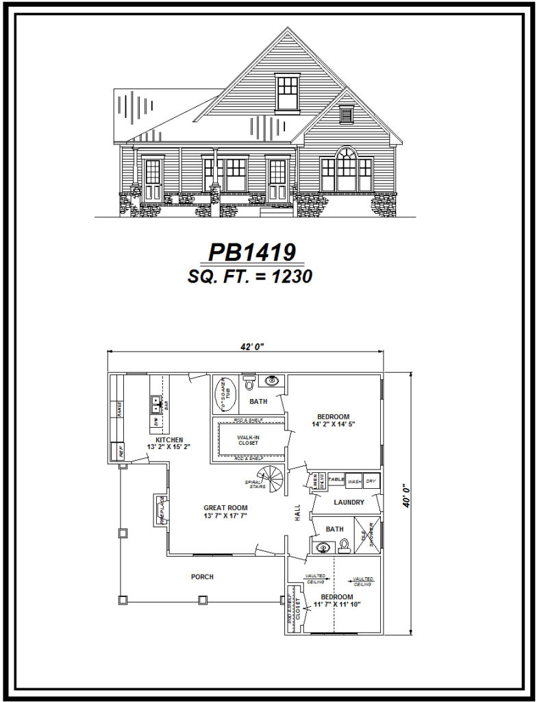 picture of house plan #PB1419