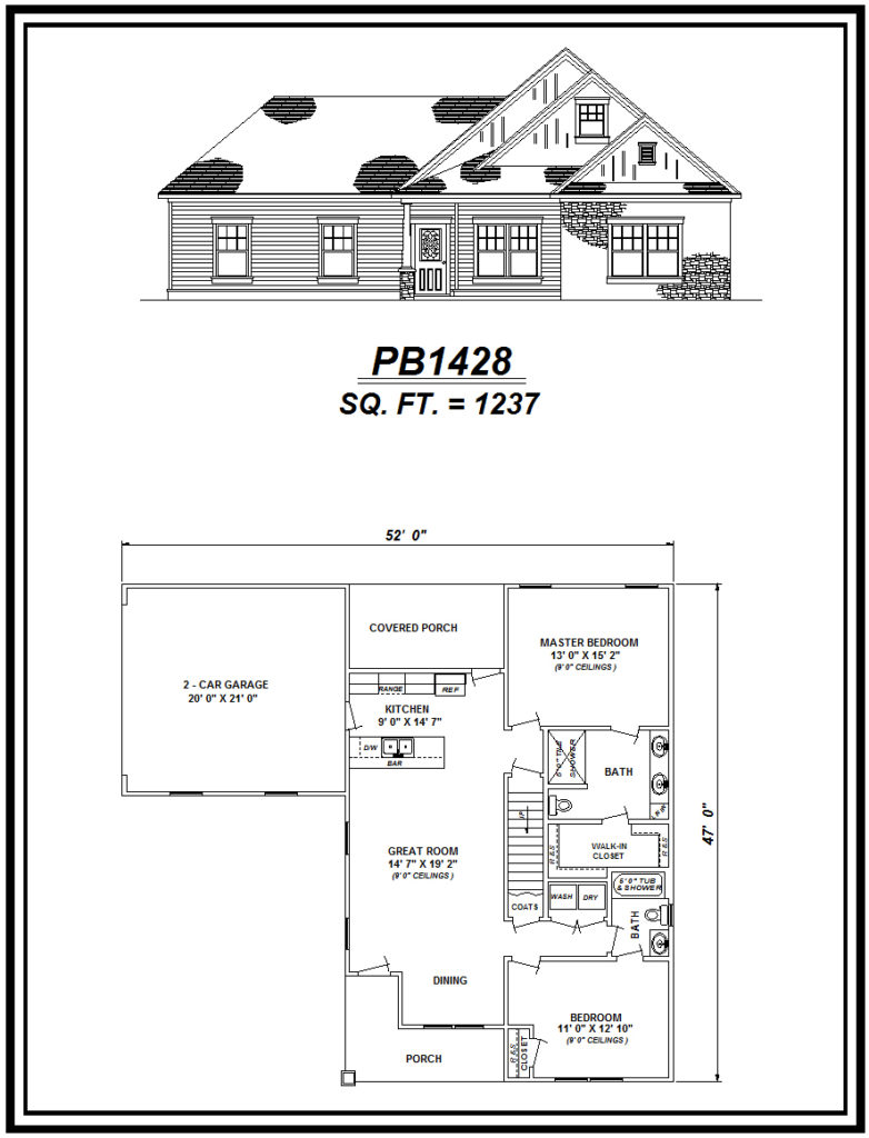 picture of house plan #PB1428