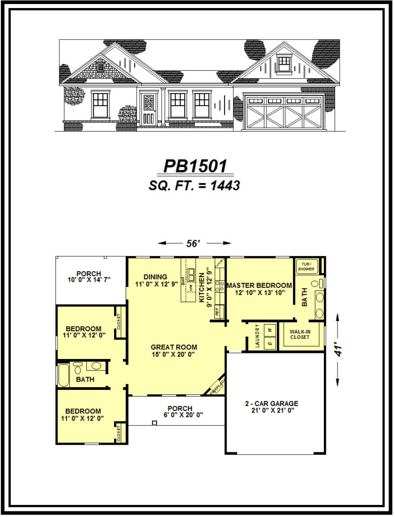 picture of house plan #PB1501