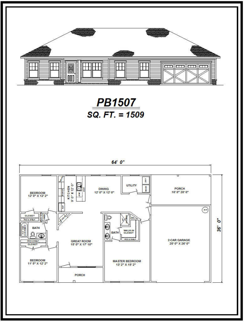 picture of house plan #PB1507