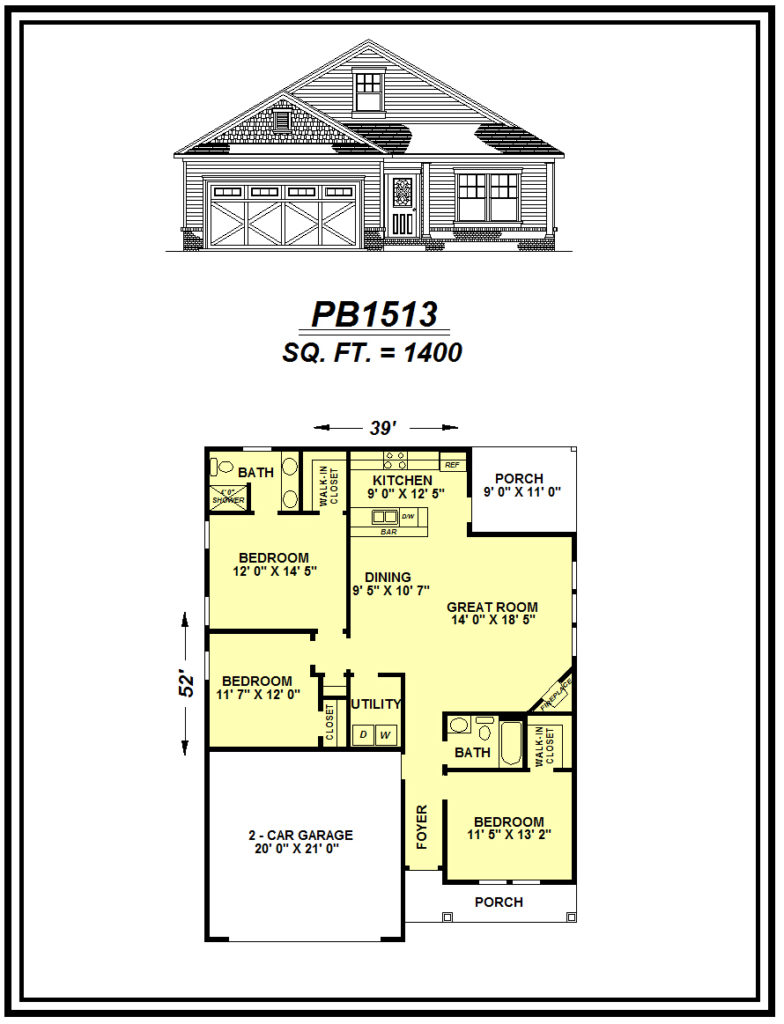 picture of house plan #PB1513