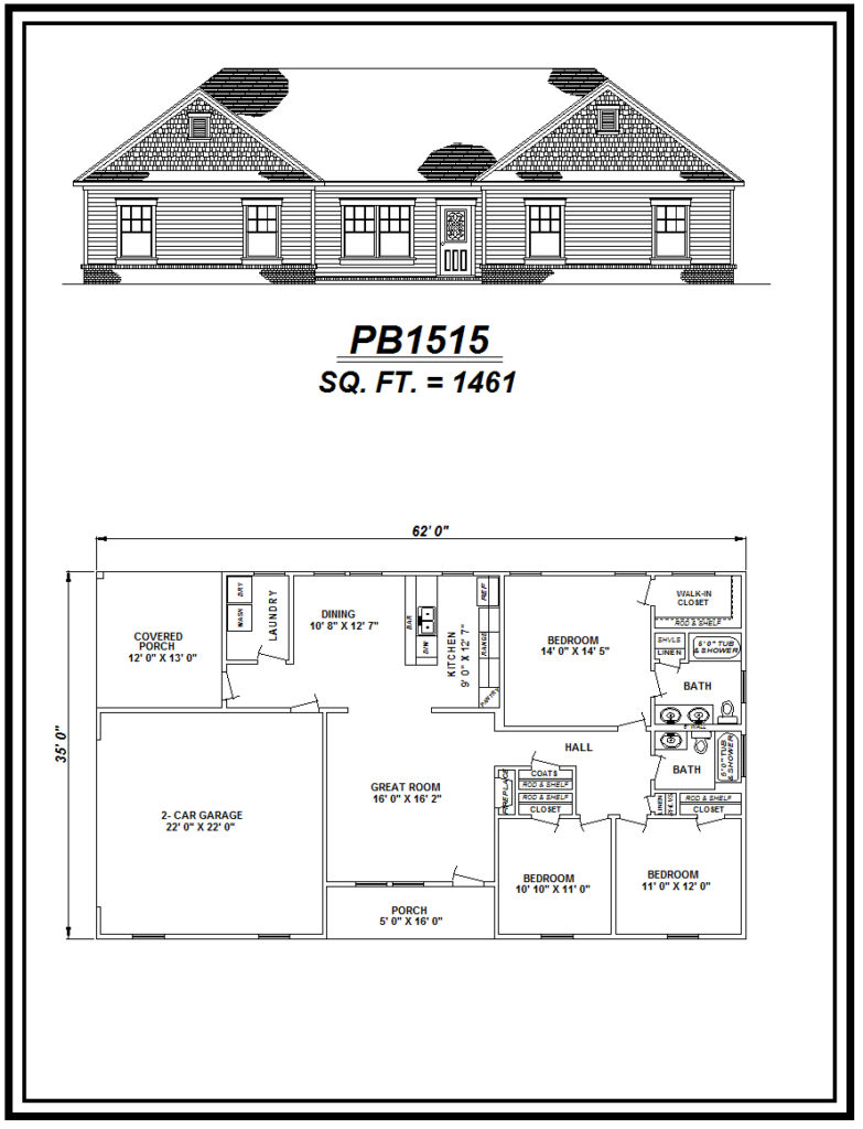 picture of house plan #PB1515