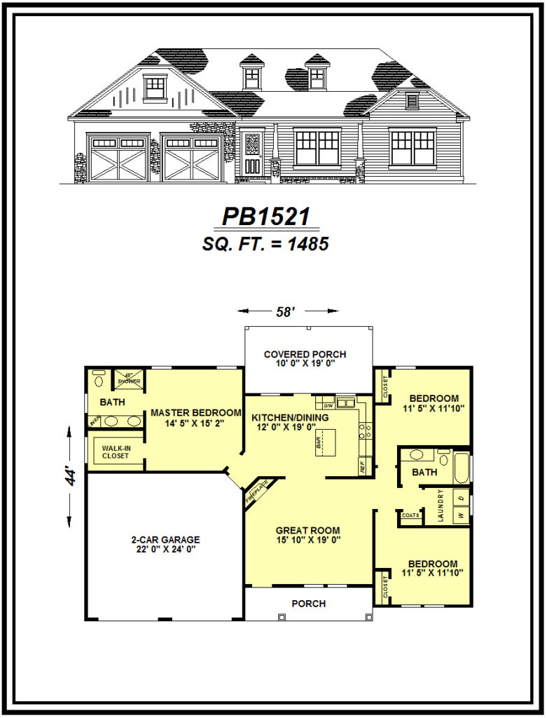 picture of house plan #PB1521