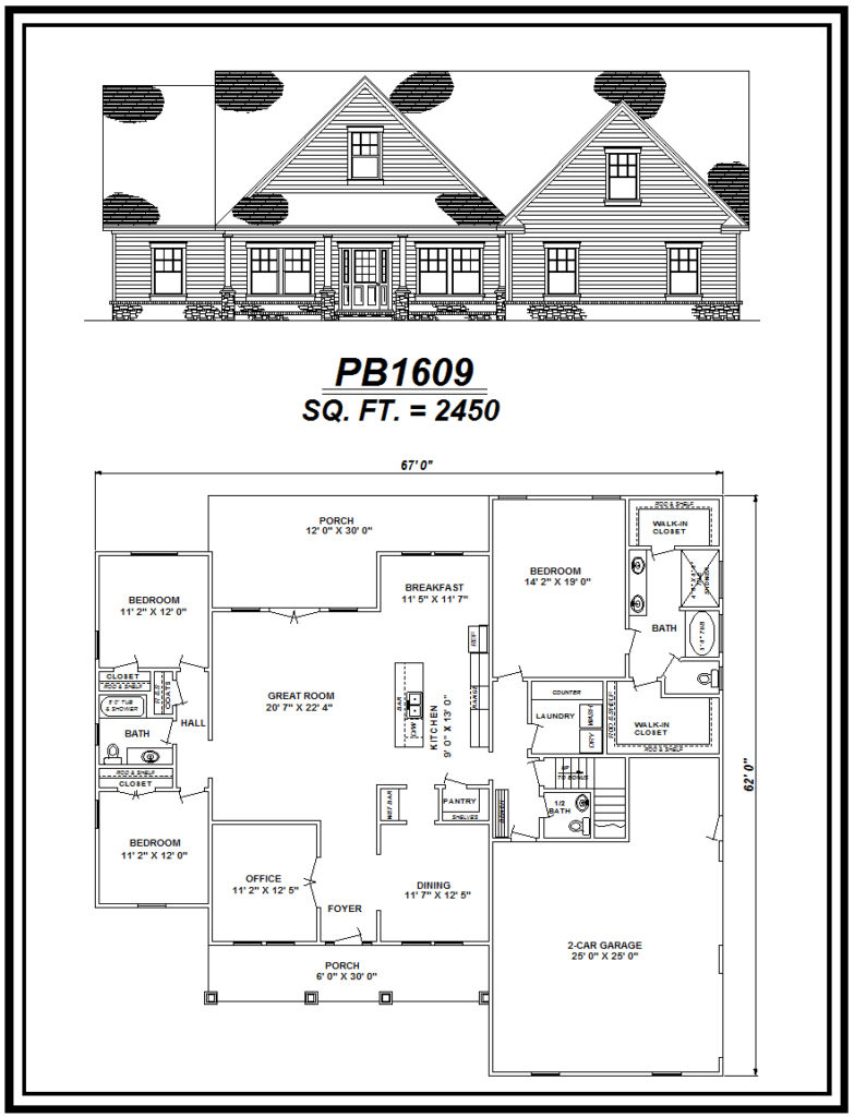 picture of house plan #PB1609