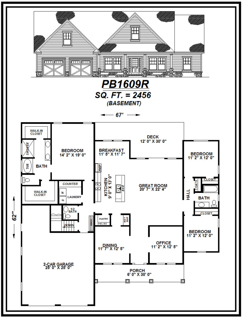 picture of house plan #PB1609R
