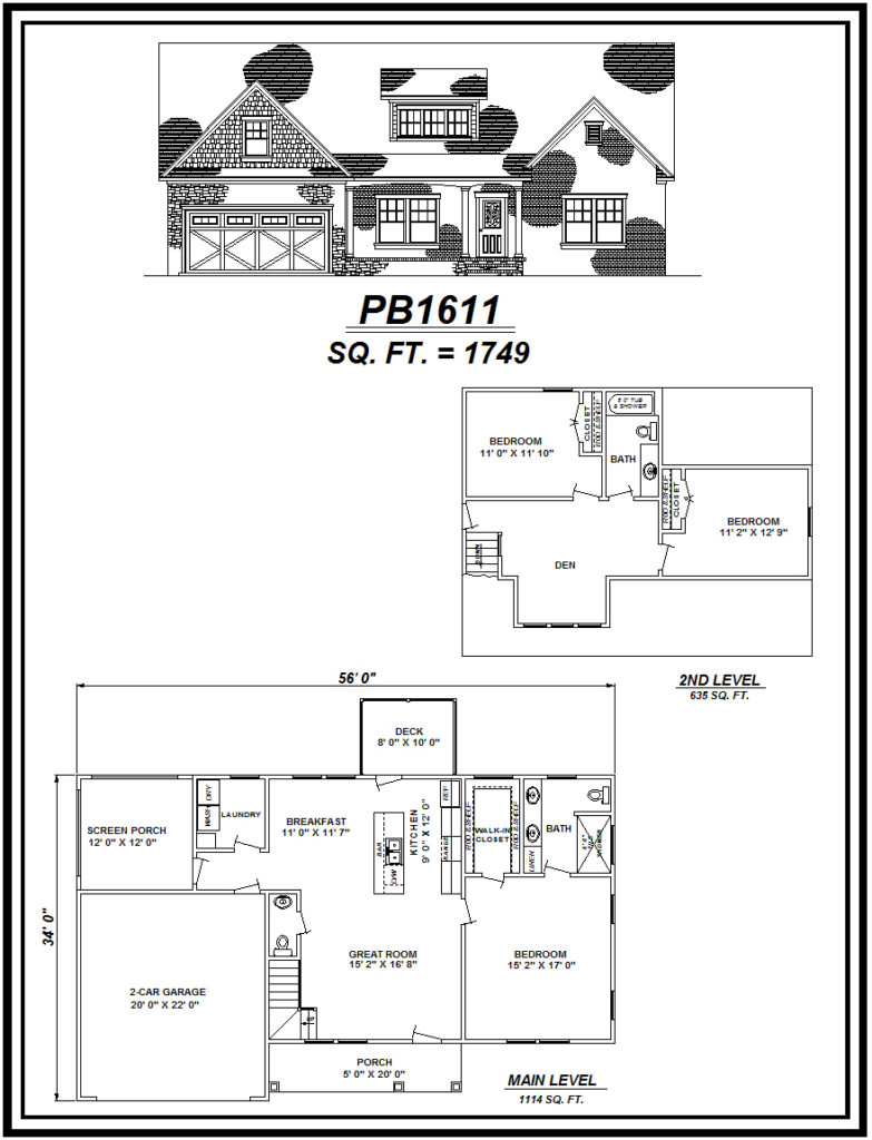 picture of house plan #PB1611