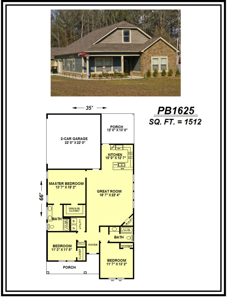 picture of house plan #PB1625