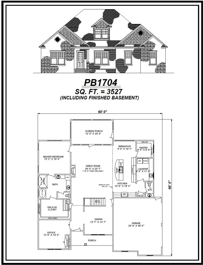 picture of house plan #PB1704