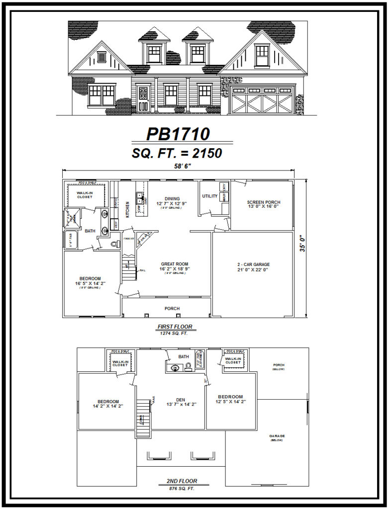 picture of house plan #PB1710