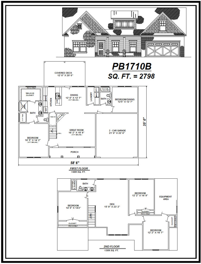 picture of house plan #PB1710B
