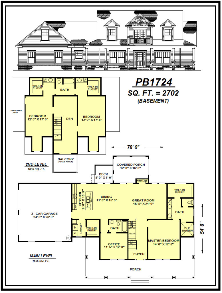 picture of house plan #PB1724