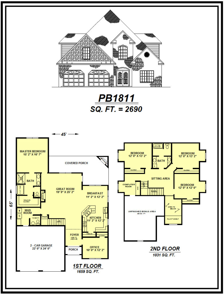 picture of house plan #PB1811
