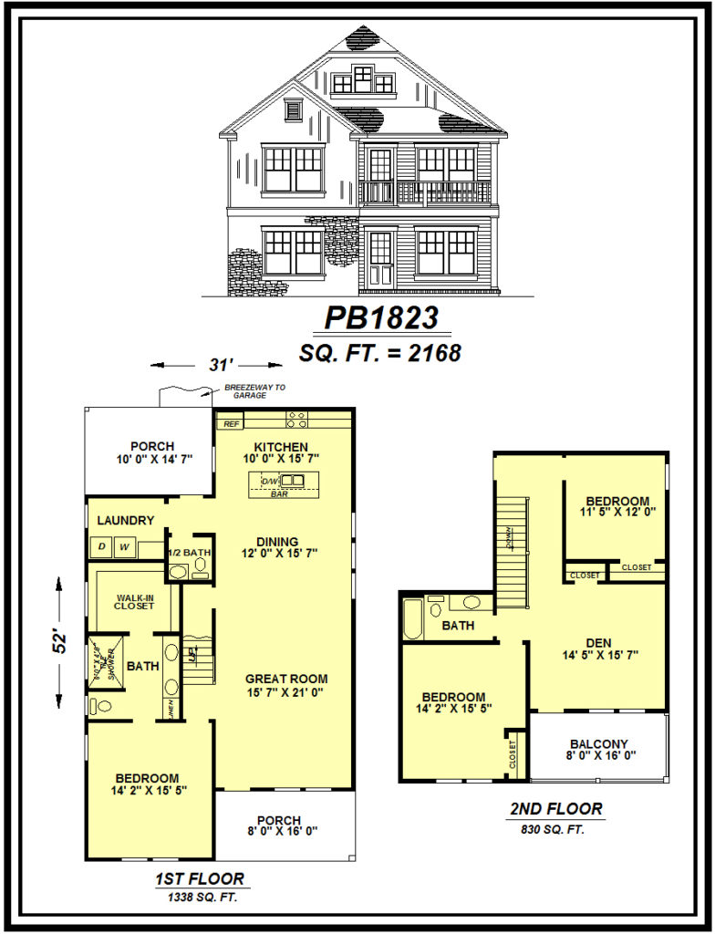 picture of house plan #PB1823