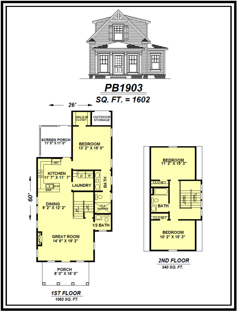 picture of house plan #PB1903
