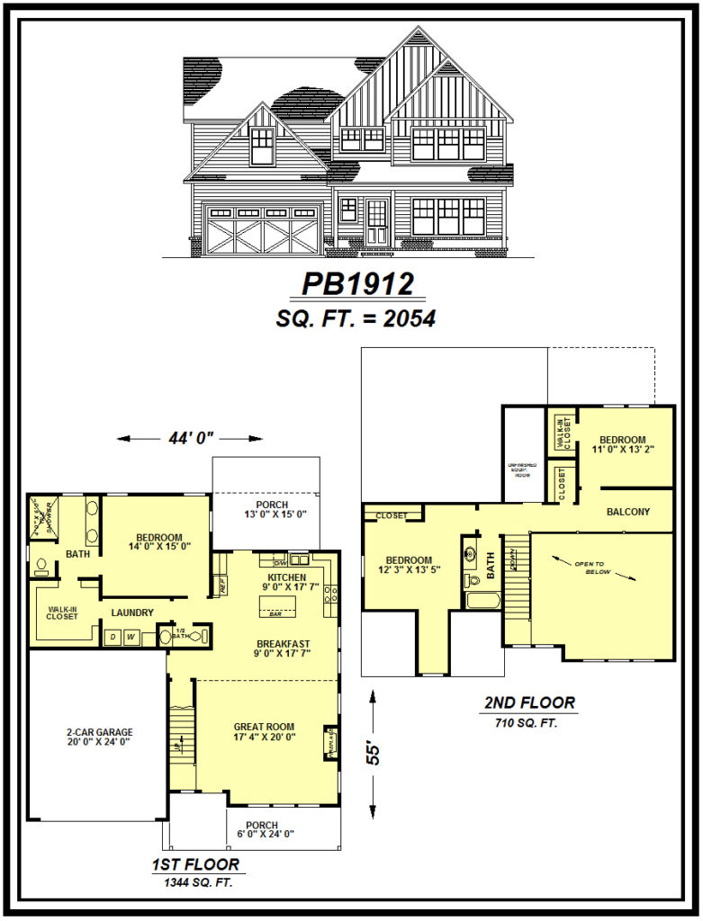 picture of house plan #PB1912