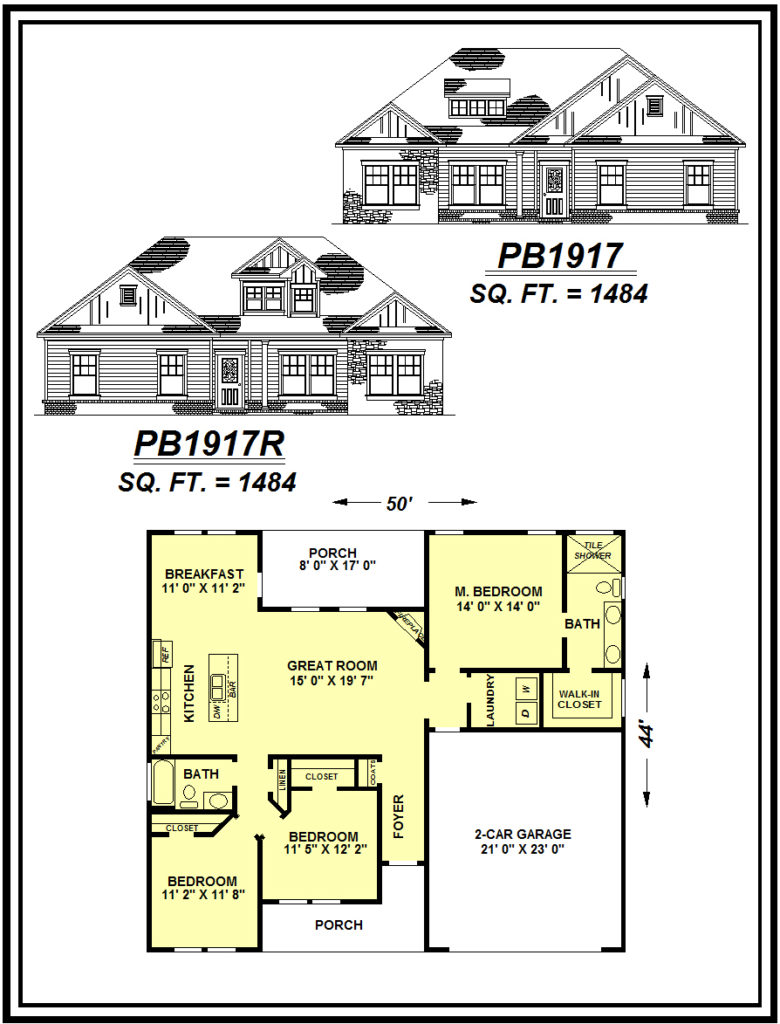 picture of house plan #PB1917