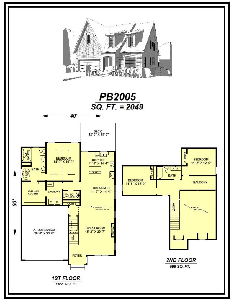 picture of house plan #PB2005