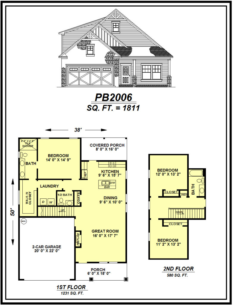 picture of house plan #PB2006