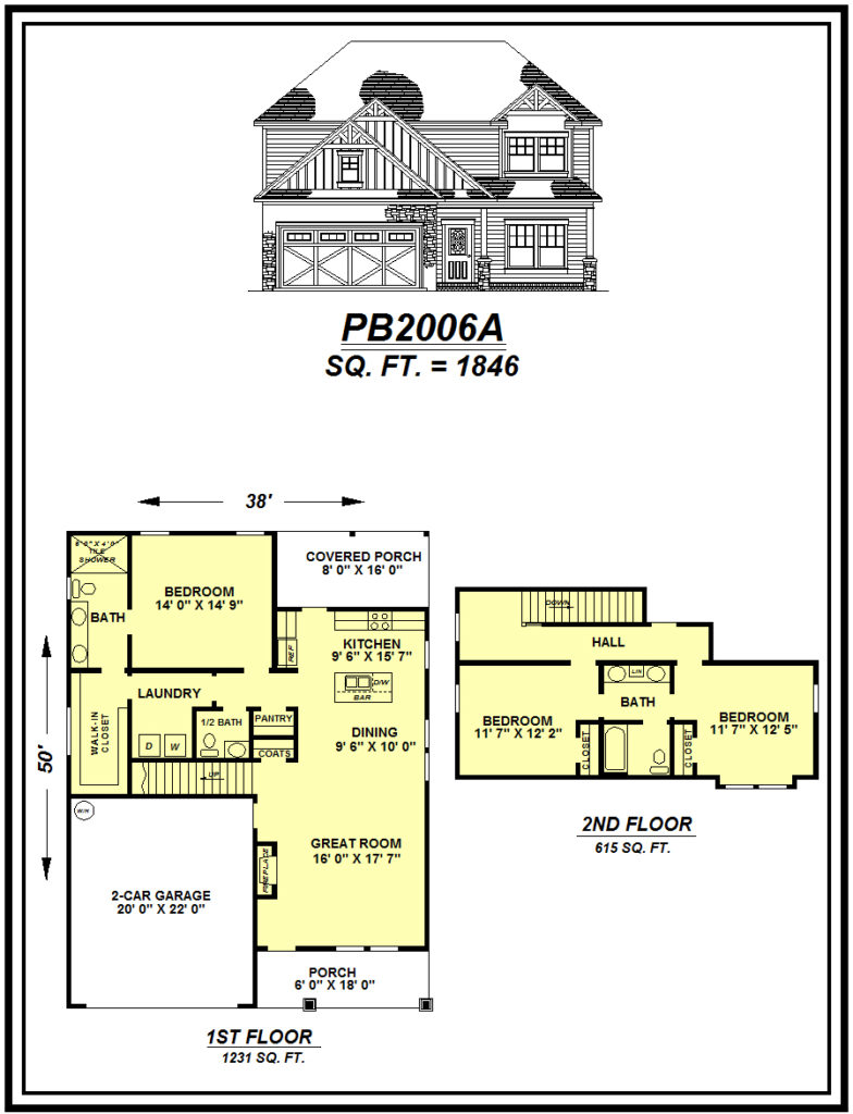 picture of house plan #PB2006A