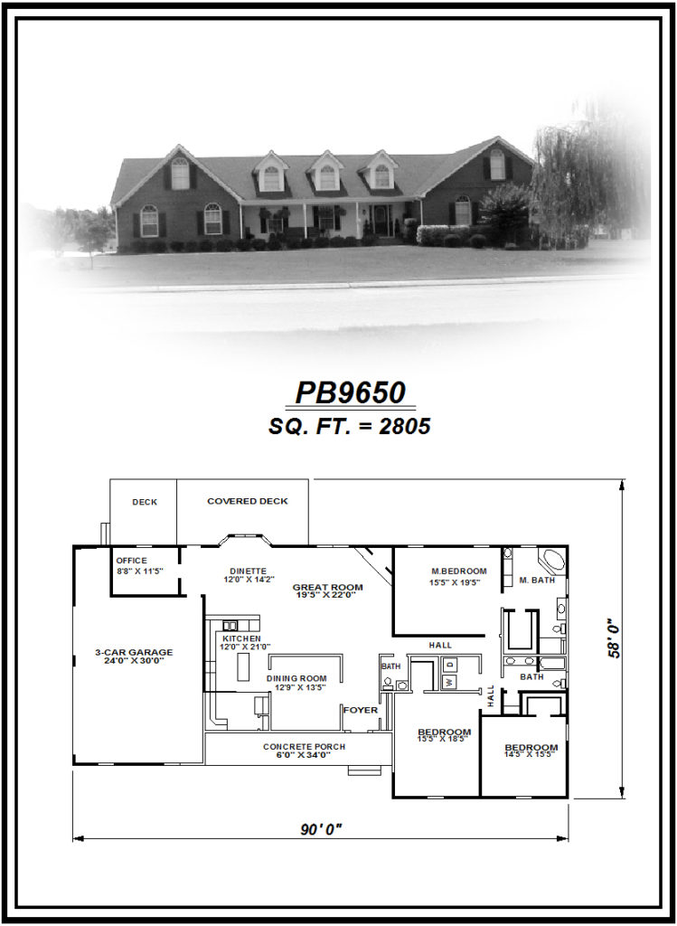 picture of house plan #PB9650