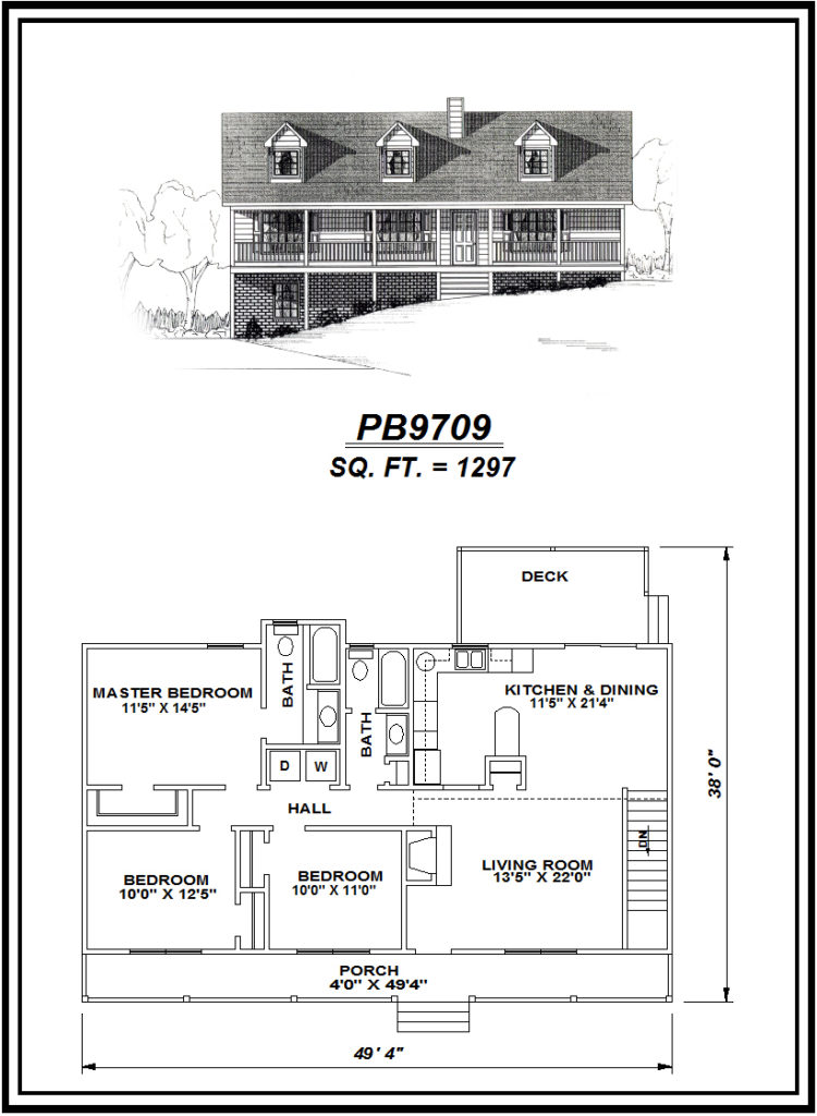 picture of house plan #PB9709