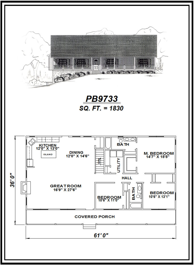 picture of house plan #PB9733