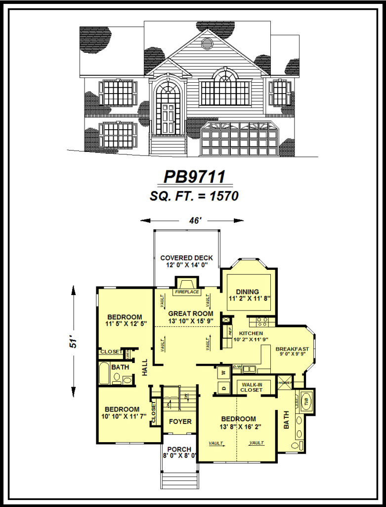 picture of house plan #PB9711