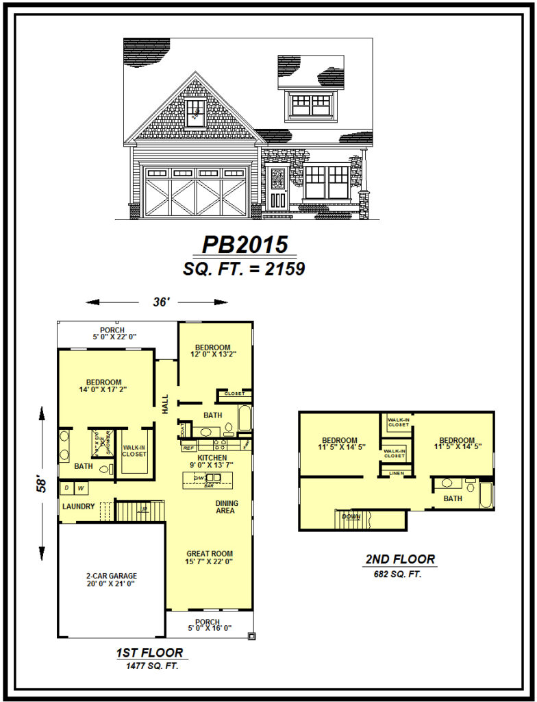 picture of house plan #PB2015