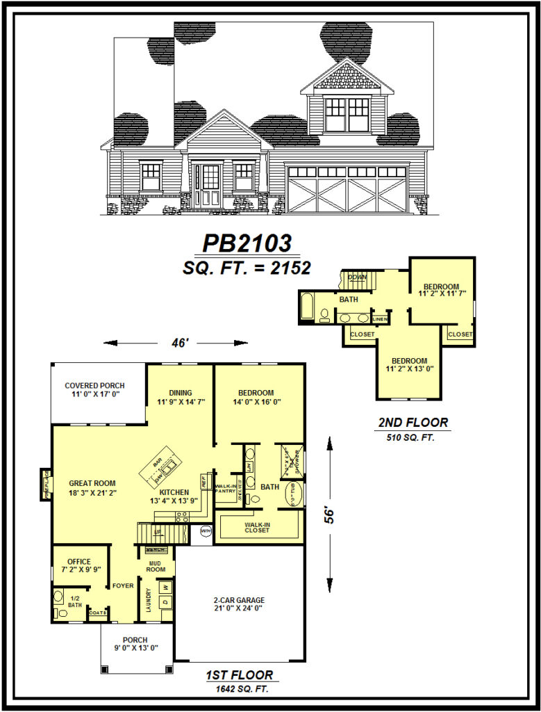 picture of house plan #PB2103