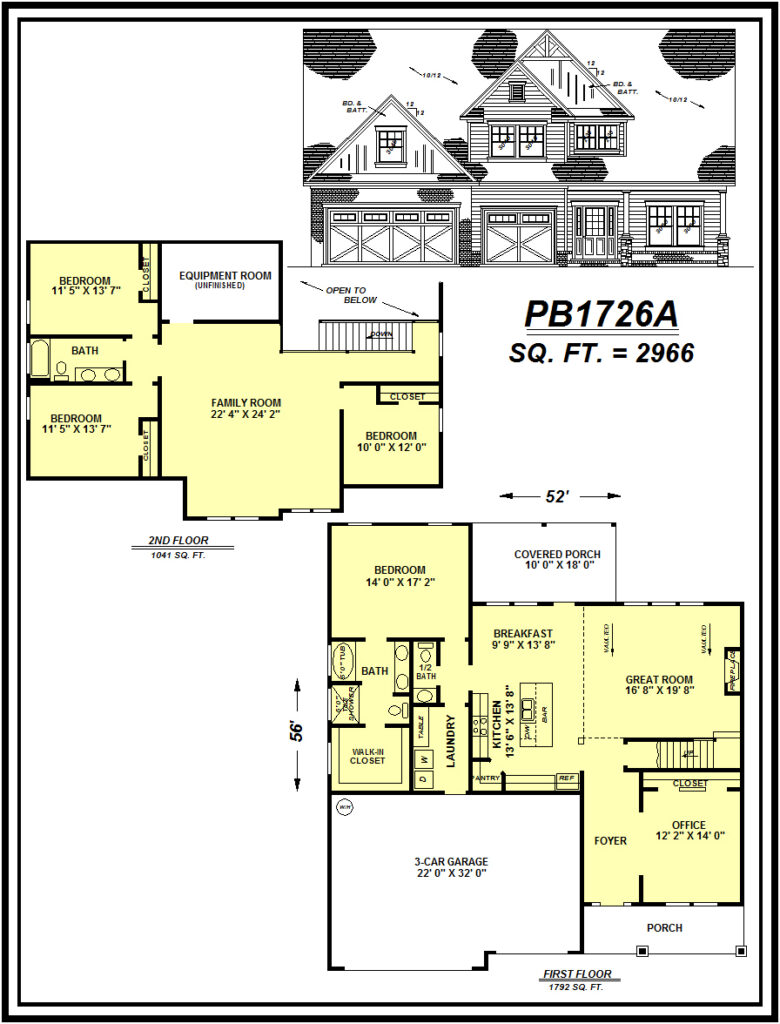 picture of house plan #PB1726A