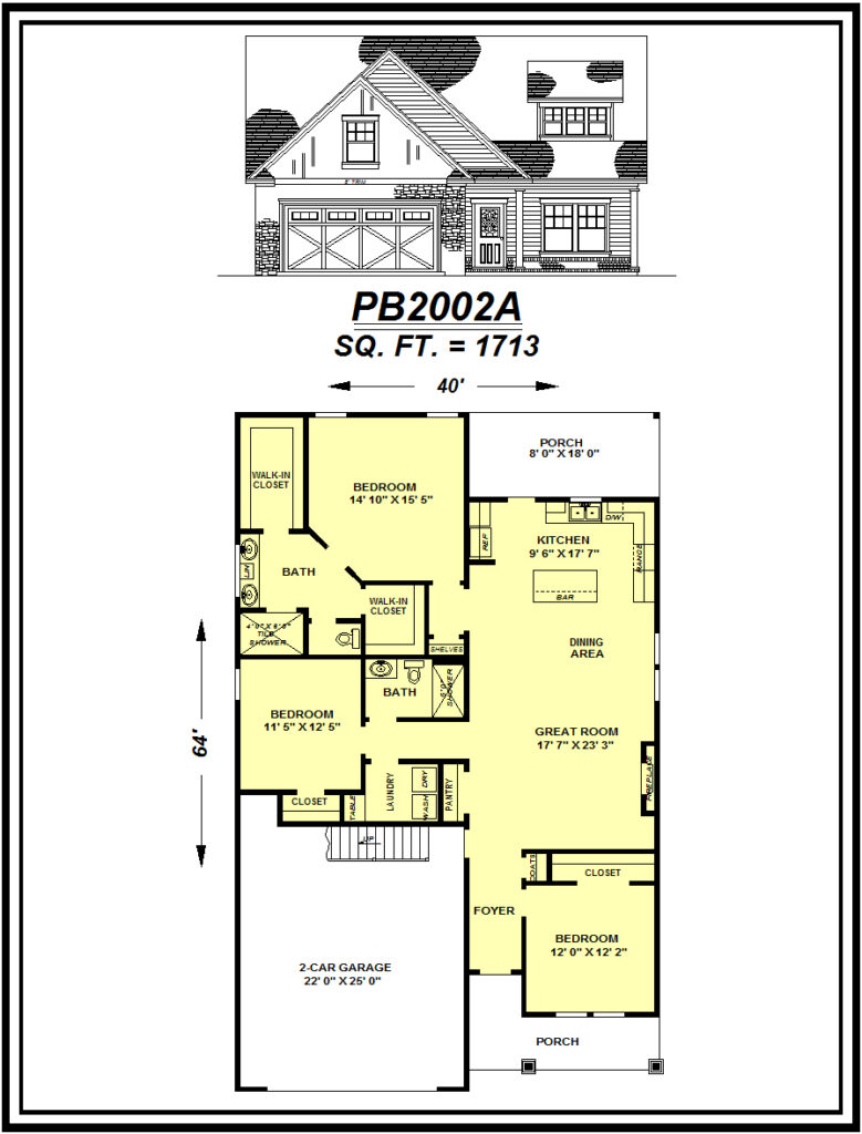 picture of house plan #PB2002A