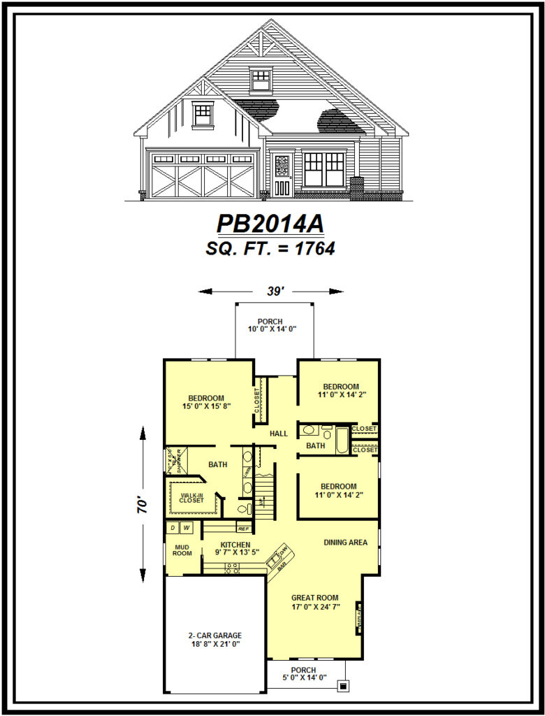 picture of house plan #PB2014A