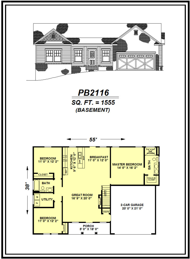 picture of house plan #PB2116