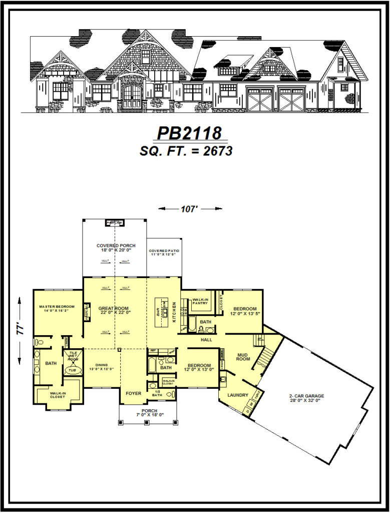 picture of house plan #PB2118